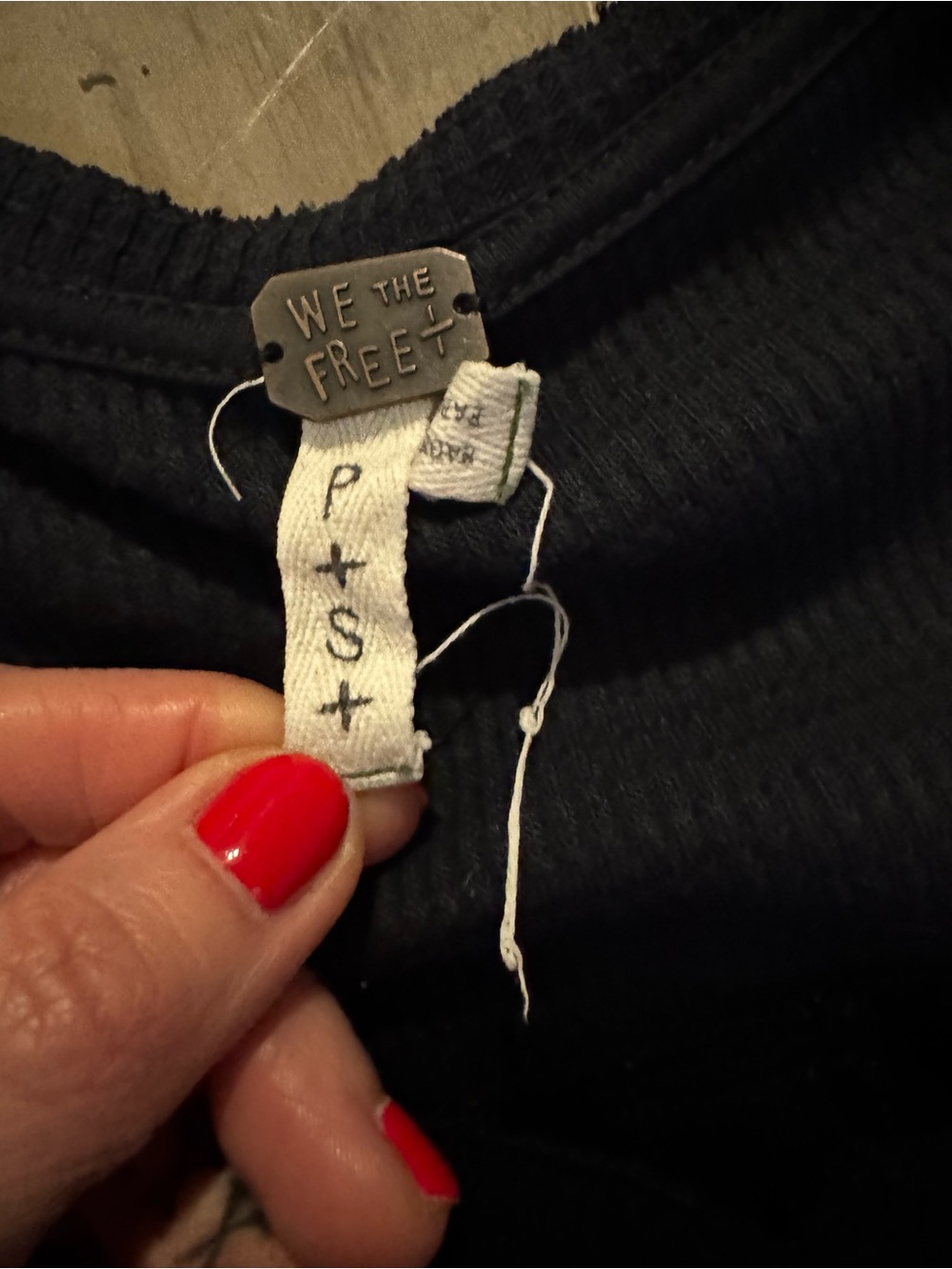 We The Free Black Long-Sleeve Henley Top - Picture 7 of 7